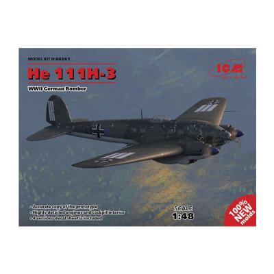 ICM 送料無料◇再販 ICM 1/48 ハインケル He111H-3 爆撃機 プラモデル