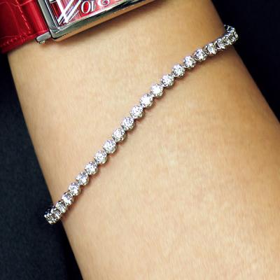 ダイヤモンド テニスブレスレット 3ct（腕時計、アクセサリー 