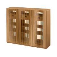 両面から取り出せるリビングキャビネット 幅120cm奥行35cm高さ100cm リビング収納 キャビネット リビングボード 643202 ディノス