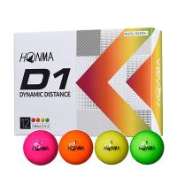 ホンマ ゴルフ ボール D1 D-1 BT2201 2ピース ソフト アイオノマー 飛び系 飛距離 ディスタンス ゴルフボール 1ダース 1 | ディオストアー