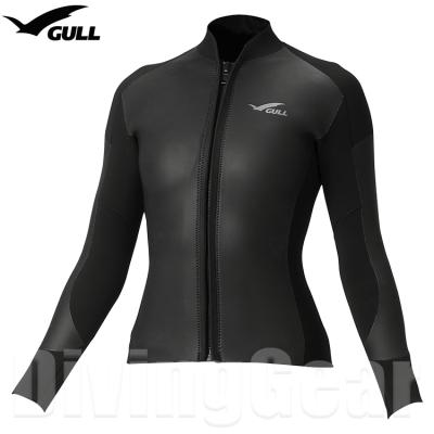 極美品 GULL ウエットスーツ サイズMLW 黒/オレンジ gull ウエット