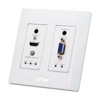 ATEN HDMI&amp;VGAHDBaseTトランスミッター(USウォールプレート、POHタイプ)ホワイト VE2812AUST | DIY FACTORY ONLINE SHOP