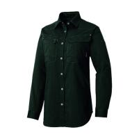 アイトス アジト ペンタスヘリンボーン レディース長袖シャツ（薄地） 010カーキブラック 5L 30645 | DIY FACTORY ONLINE SHOP