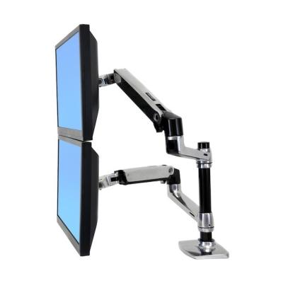 エルゴトロンジャパン LXデスクマウント デュアル モニターアーム 縦