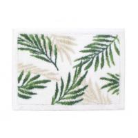 オカ 乾度良好 バスマット パームリーフ ホワイト 幅55×奥行40×厚み1.3cm 1個 | DIY FACTORY ONLINE SHOP