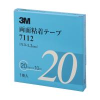 スリーエム 両面粘着テープ7112（117006） 厚み1.2mm×幅20mm×長さ10m 7112 20 AAD | DIY FACTORY ONLINE SHOP