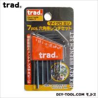 TRAD 7PCマイクロヘクスレンチセト TMH-7 | DIY FACTORY ONLINE SHOP