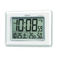 セイコークロック 温湿度計付き掛置兼用電波時計 279x209x69mm SQ424W | DIY FACTORY ONLINE SHOP