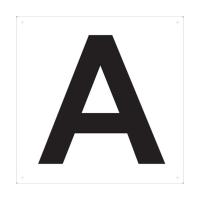 トラスコ 表示板アルファベット「Ａ」４２０Ｘ４２０ 421 x 422 x 2 mm TAEH-A | DIY FACTORY ONLINE SHOP