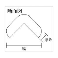 トラスコ 安心クッションL字型極細10本入りイエロー 940 x 98 x 84 mm T10AC-58 | DIY FACTORY ONLINE SHOP