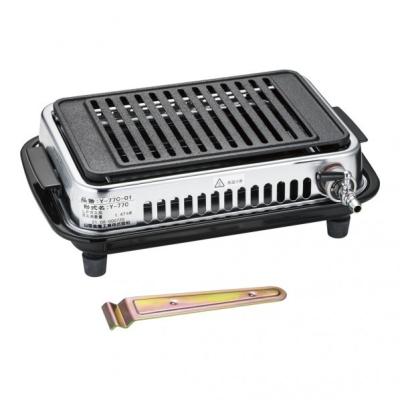 山岡金属工業 ヤマキン LPガス用 焼肉 調理器具 キッチン 焼き物 格安 山岡金属工業 ヤマキン ガス高級焼肉器 Sタイプ 王者 Y-18S ※ガス種の