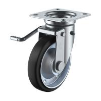 ユーエイ JB型キャスター 自在車プレート式(ダブルストッパー付) WEJB-130(L) 1個 | DIY FACTORY ONLINE SHOP