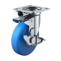 ユーエイ JK-S型キャスター 自在車(旋回固定式)プレート式(ストッパー付) MCBJK-150S 1個 | DIY FACTORY ONLINE SHOP