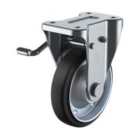 ユーエイ KB型キャスター 固定車プレート式(ストッパー付) WEKB-100(L) 1個 | DIY FACTORY ONLINE SHOP