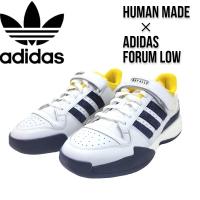 ヒューマンメイド × アディダス フォーラム  Human Made × Adidas Forum Boost WhiteNavy S42975 | D.M.C.Sneaker