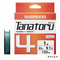 シマノ(SHIMANO) タナトル 4 300m 4号 10m x 5カラー（1m，5mマーク） PL-F74R [PEライン] | dn-webshop
