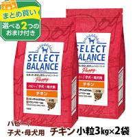 セレクトバランス パピー チキン小粒 3kg×2個＋選べるおまけ付き 犬 ドッグフード 子犬 母犬ドライ 仔犬 授乳期 爆買 | ドッグパラダイスぷらすニャン
