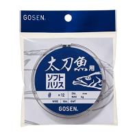 ゴーセン(Gosen) GWT035112 太刀魚用 ソフトハリス 12本撚 ワイヤー シルバー #51×12 | domarushop