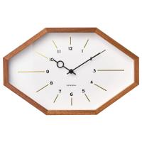 INTERFORM インターフォルム 掛け時計 ホワイト 幅33×高さ21.5×奥行4.5 Belmonte ベルモンテ CL-3024WH (プレゼント 新生活応援 インテリア 北欧 電波時計) | 生活雑貨 どんぐりの木