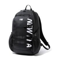 NEWERA アーバンパック 33L プリントロゴ ブラック × ホワイト Urban Pack Black/White  黒 ロゴプリント 12854713 | 2.B.BLACK