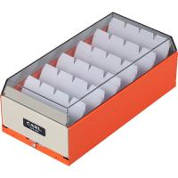 カール　カードファイルケース　名刺収容６００枚　ＣＦＣ−６００−Ｏ（オレンジ） | どっとカエールプラスワン