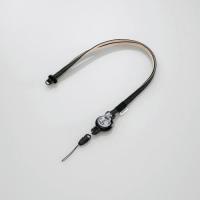 エレコム　スマートフォン用のびるストラップ　落下防止クリップ付き（ブラック） | どっとカエールプラスワン