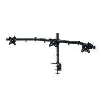 サンワサプライ　直送 モニターアーム(3画面・横並び)（ブラック） 爆買 | どっとカエールプラスワン