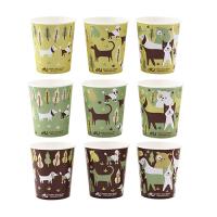 サンナップ　JWドッグペーパーカップ 紙コップ 可愛い 205ml 50個入 | petitどっとカエール