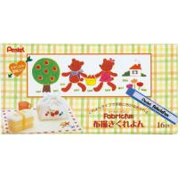 ぺんてる　ファブリックファン 布描きくれよん 小学生 工作 図工 クレヨン イラスト　16色セット | どっとカエール