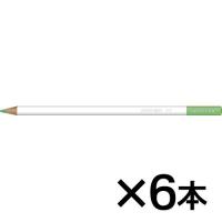 トンボ鉛筆　色鉛筆　色辞典単色Ｐ５　１セット（６本入） （若菜色） | どっとカエール