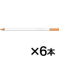 トンボ鉛筆　色鉛筆　色辞典単色Ｆ４　１セット（６本入） （サンセットオレンジ） | どっとカエール