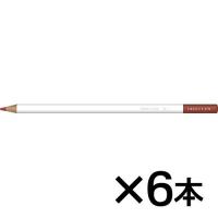 トンボ鉛筆　色鉛筆　色辞典単色ＤＬ１　１セット（６本入） （雀茶　（すずめちゃ）） | どっとカエール