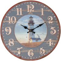掛け時計 時計 壁掛け リリーズホーム素朴なウッドスタイルカントリー灯台壁掛け時計 航海やカントリーインテリアにフ SW563 | ドットサプライ LLC