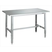 【直送品】 サカエ ステンレス高さ調整作業台(天板R付・SUS430) SUT4-187RC (081385) 【大型】 | 道具屋さんYahoo!店