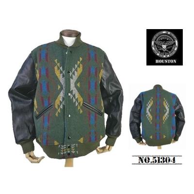 HOUSTON メンズスタジャン（柄：無地）｜コート、ジャケット