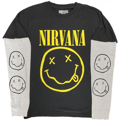 nirvana Tシャツ スマイル（ファッション）（サイズ（S/M/L）：S