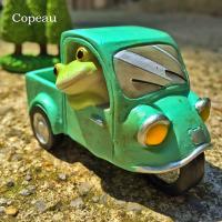 コポー カエル カエルの置物 かえる カエルグッズ コポーシリーズ マスコット コポタロウ 三輪自動車に乗るカエル copeau 置き物 置物 ダイカイ | DRAWER PLUS