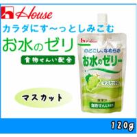 ハウス食品 お水のゼリー マスカット味　介護食 栄養補給食 水分補給 流動食 熱中症対策 | ドリームライフ介護と健康のお店