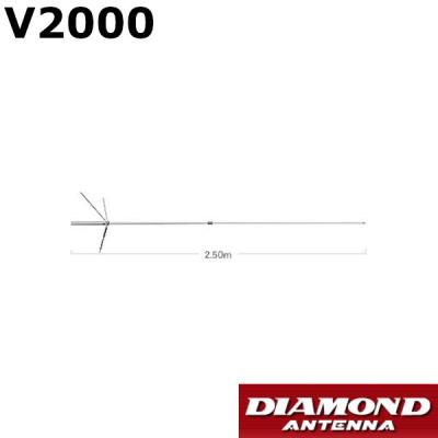 ダイヤモンド V2000 GPアンテナ 楽天市場】ダイヤモンドアンテナ V2000 グランドプレーン 第一