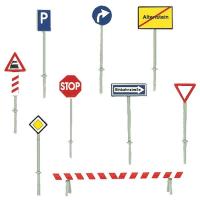 FALLER  (N) Set of Traffic Signs (交通標識セット) Nゲージ 鉄道模型 ジオラマ ストラクチャー トミーテック 272450 | スマホカバー専門店 ドレスマ