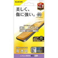 代引不可 iPhone 14 Pro Max ガラスフィルム 高透明 強化ガラス 表面硬度10H  PM-A22DFLGG | スマホカバー専門店 ドレスマ