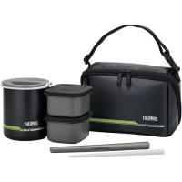 弁当箱 保温弁当箱 約1合 マットブラック THERMOS サーモス DBQ-502-MTBK | スマホカバー専門店 ドレスマ