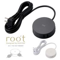 代引不可 デザインタップ 使いやすさにもこだわった魅せるデザインタップ root ルオット 2ピン 4個口 丸型 2.5m エレコム AVT-D4-2425 | スマホカバー専門店 ドレスマ