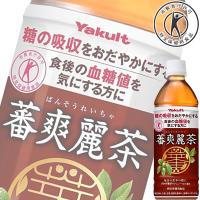 ヤクルト 蕃爽麗茶 (ばんそうれいちゃ) 500mlペット x 24本ケース販売 (トクホ) (特定保健用食品) (ダイエット) (お茶)【賞味期限約２〜３か月となります。】 | ドリンクキング