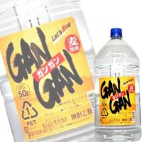 (単品) 都城酒造 ガンガン 本格麦焼酎 25% 5Lペット (宮崎) (大容量焼酎) | ドリンクキング