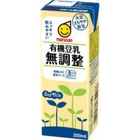 有機豆乳　無調整　200ｍｌ　1ケース（24本入）マルサン　×　2ケース | ドリンク専門店雫