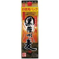 本格麦焼酎 黒麹 黒薩州麦 25度 2.7Ｌパック １ケース（4本入） 若松酒造 | ドリンク専門店雫