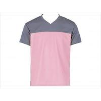 フットマーク入浴介護Ｔシャツ ピンク L(wf-674056-7)【単位：1】 | ドクターマート介護用品