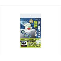 61-0596-46 シュレッダー用メンテナンスシート Ａ４機種対応 １３枚 KPS-CL-MSA4【1パック(13枚入)】(as1-61-0596-46) | ドクターマート衛生用品