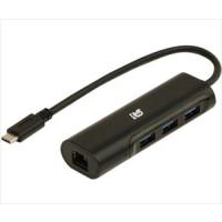 64-8873-11 USB Type-C ギガビット対応LANアダプター USBハブ付き RS-UCLAN-H3【1個】(as1-64-8873-11) | ドクターマート衛生用品
